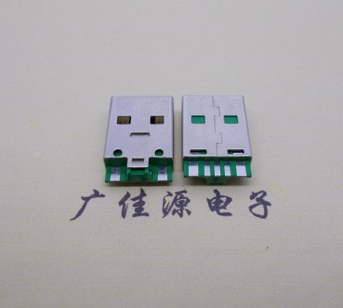 湖南usb5a公头.5p焊线带ic.大电流oppo闪充