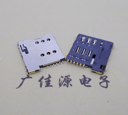 湖南MICRO SIM 1.35H 6P PUSH卡座连接器